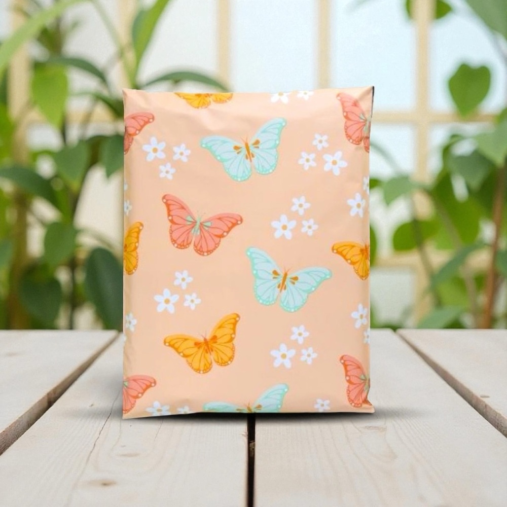 Butterflies 🦋 Poly Mailers 12x15.5 Pack of 25 - Picture 3 of 9